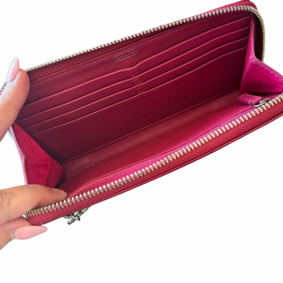 Coach Y2K Poppy Kaleidoscope Print Accordion Zip Wristlet Wallet - Picture 8 of 10